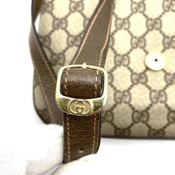 GUCCI Brown Leather Shoulder Bag - Picture 11 of 13